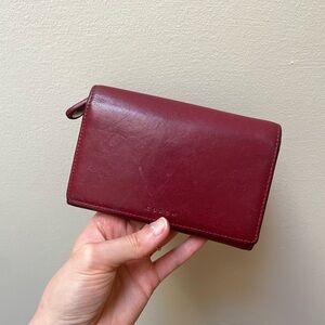 Vintage Red Coach Wallet